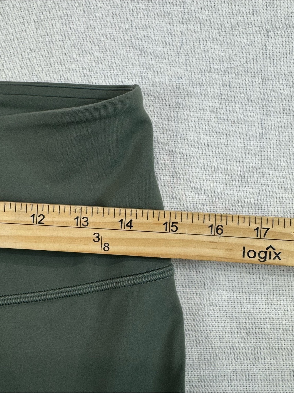 Lululemon Groove Super-High-Rise Flared Pant Nulu Dark Forest Sz 10 Long - Picture 6 of 11